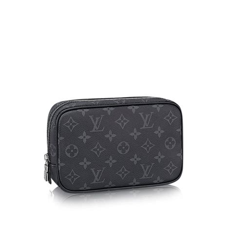 louis vuitton mens toiletry bag|louis vuitton monogram pochette nm.